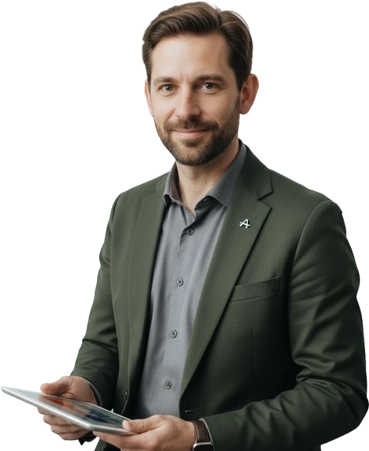 Controllerin am Arbeitsplatz